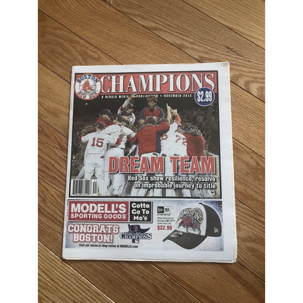 Boston‎ Red Sox Boston Herald November 2013 Champions Edition Collectable MLB